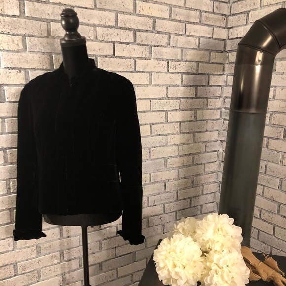 Black Velvet I.N.C. Jacket ๐น๐ - Picture 7 of 8